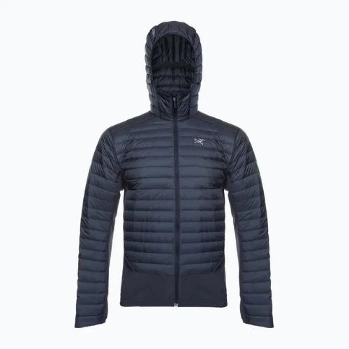 Jachetă cu glugă Arc'teryx Cerium Hybrid Hoody pentru bărbați negru X000006376004