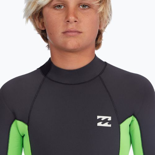 Spumă de înot pentru copii Billabong 3/2 Boys Absolute BZ GBS Full neon green