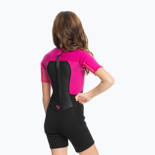 Spumă de înot pentru copii ROXY 2/2 Prologue Girl BZ SS SP FL 2021 festival fuchsia