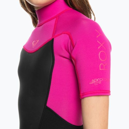 Spumă de înot pentru copii ROXY 2/2 Prologue Girl BZ SS SP FL 2021 festival fuchsia