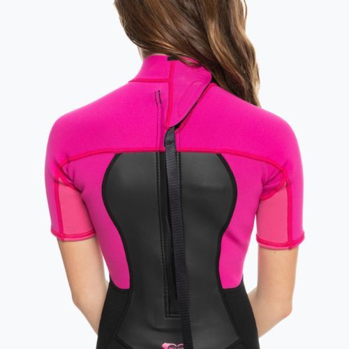 Spumă de înot pentru copii ROXY 2/2 Prologue Girl BZ SS SP FL 2021 festival fuchsia