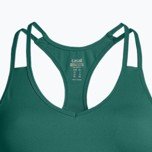 Casall pentru femei V-Neck Racerback training tank top verde 22154