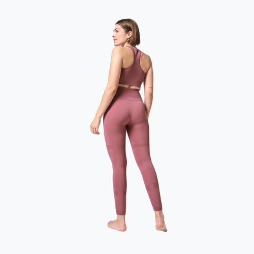 Jambiere de antrenament pentru femei Casall Essential Block Block Seamless High Waist roz 21514