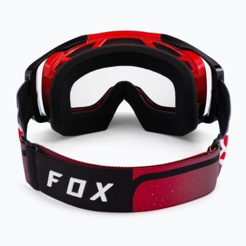 Fox Racing Airspace Vizen ochelari de ciclism negru/roșu 29672_110