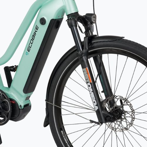 Bicicleta electrică pentru femei EcoBike LX 500/X500 17.5Ah LG verde 1010316