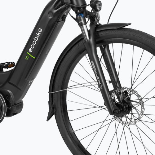 Bicicleta electrică EcoBike D2 City/14Ah Smart BMS negru 1010319
