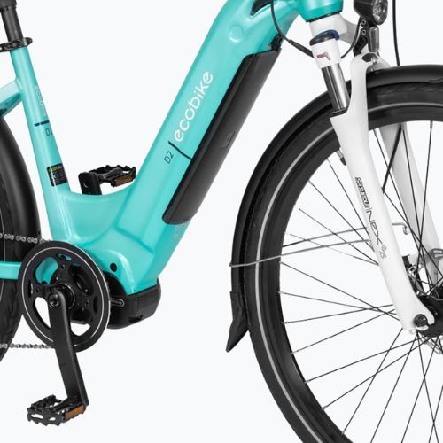 Bicicleta electrică EcoBike D2 City/14Ah Smart BMS albastru 1010318