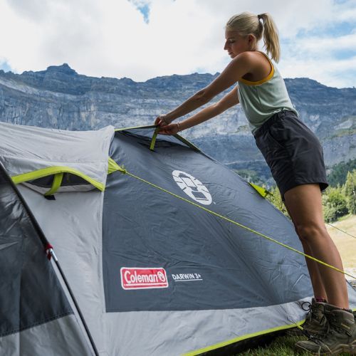 Cort de camping Coleman Darwin 3+ pentru 3 persoane gri 2176904