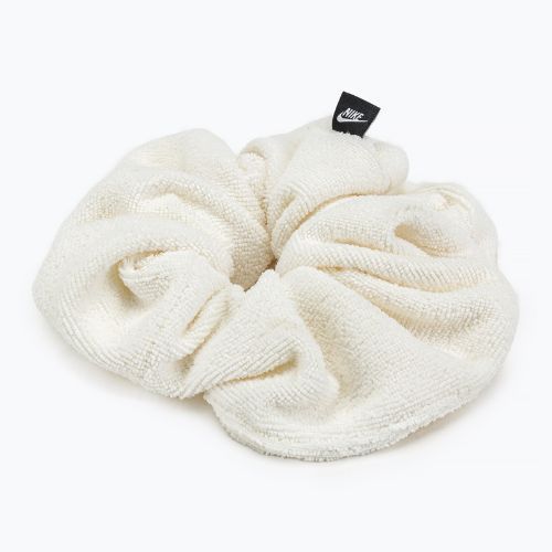 Cravată de păr Nike Gathered Hair Tie Mare Terry alb N1008236