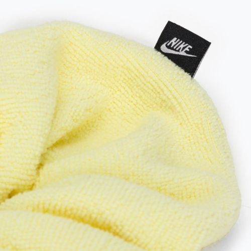 Cravată de păr Nike Gathered Hair Tie Large Terry galben N1008236