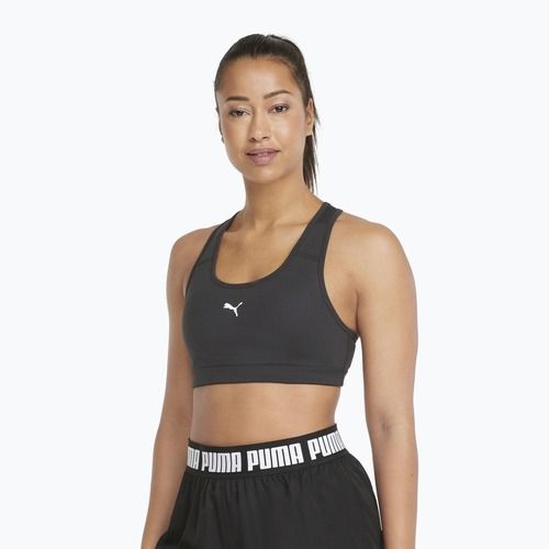 PUMA Mid Impact 4Keeps Graphic PM sutien de fitness negru 520306 06