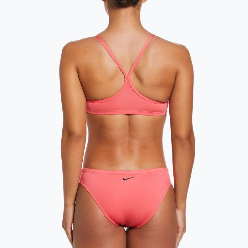 Costum de baie din două piese pentru femei Nike Essential Sports Bikini roz NESSA211-683
