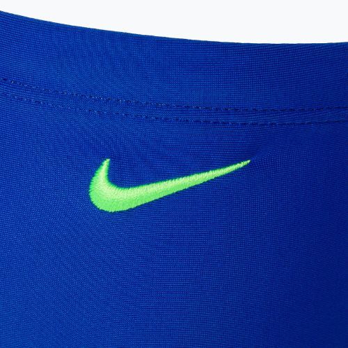 Boxeri de înot pentru copii Nike Multi Logo Square Leg albastru NESSD042-494