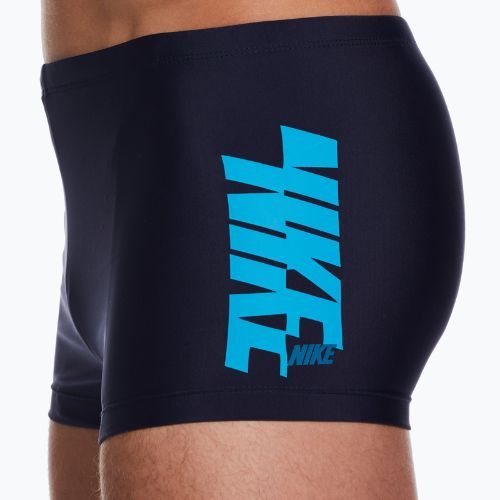 Boxeri de baie Nike Shift Square Leg pentru bărbați, albastru marin NESSD638-440