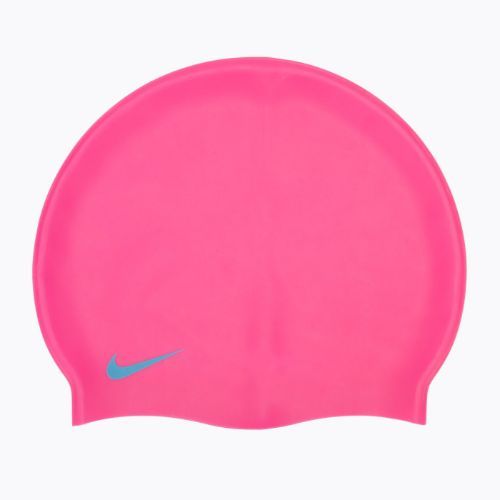 Șapcă de înot pentru copii Nike Solid Silicone roz TESS0106-670
