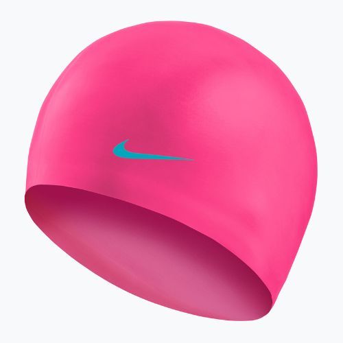 Șapcă de înot pentru copii Nike Solid Silicone roz TESS0106-670