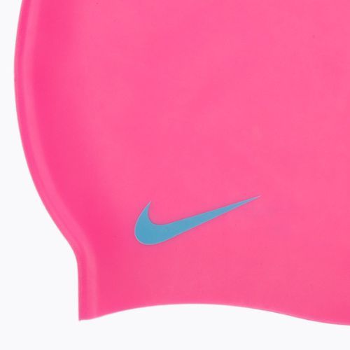 Șapcă de înot pentru copii Nike Solid Silicone roz TESS0106-670