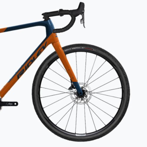 Ridley Kanzo Adventure gravel bike portocaliu și albastru SBIKADRID039
