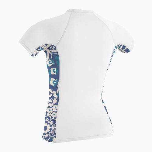 Cămașă de baie pentru femei O'Neill Side Print Rash Guard alb 5405S