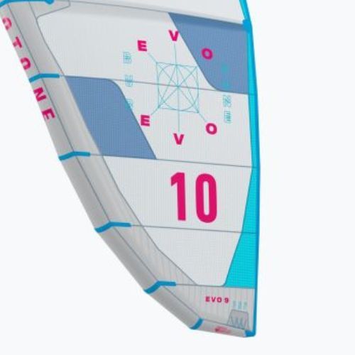 Kitesurfing zmeu DUOTONE Evo gri-albastru 44220-3003