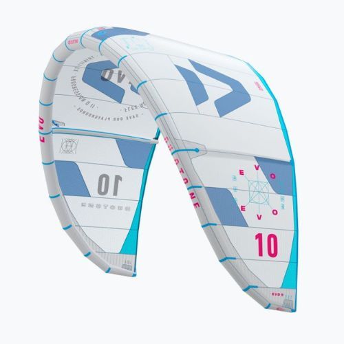 Kitesurfing zmeu DUOTONE Evo gri-albastru 44220-3003