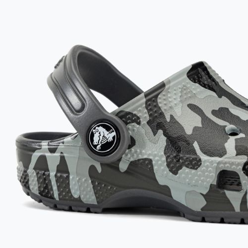 Crocs Classic Camo Clog T gri pentru copii 207593-097