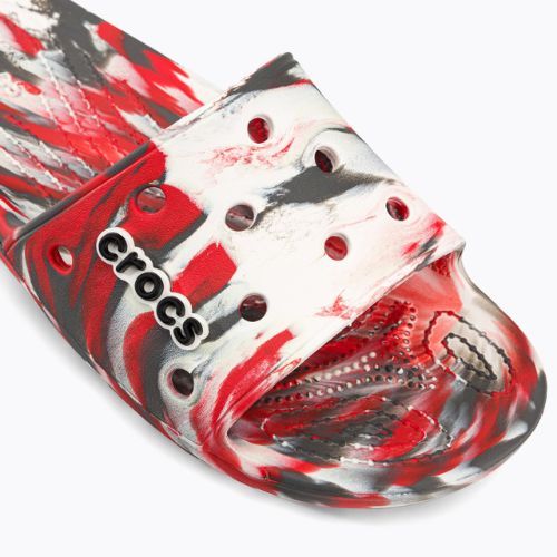 Crocs Classic Crocs Marbled Slide alb 206879-884 flip flops