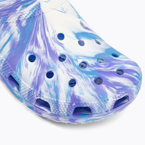 Crocs Classic Marbled Clog alb 206867-1FK flip-flops