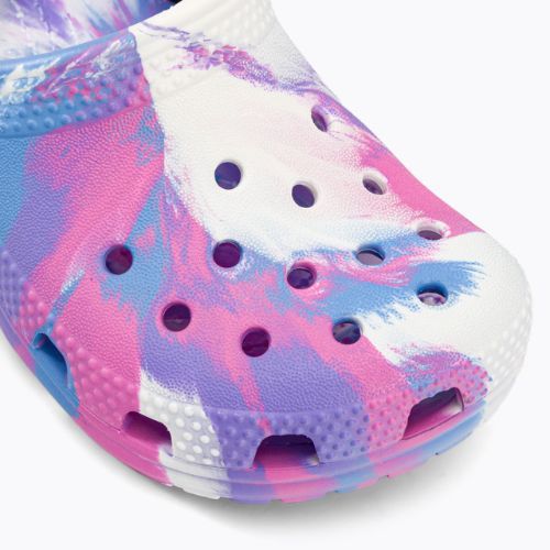 Crocs Classic Marbled Clog T - flip-flops colorați pentru copii 206838-102
