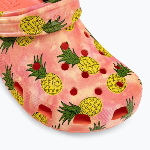 Șlapi Crocs Classic Retro Resort Clog portocaliu 207849-83F flip flop