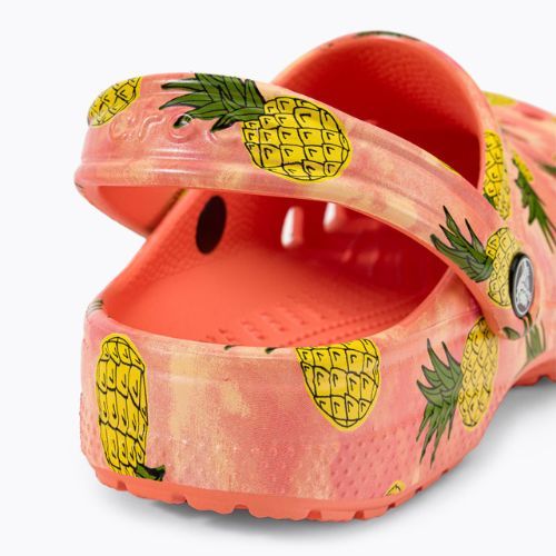 Șlapi Crocs Classic Retro Resort Clog portocaliu 207849-83F flip flop