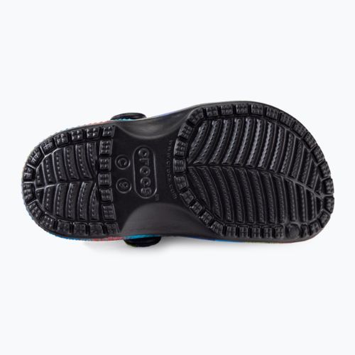 Copii Crocs Classic Spray Dye Clog T negru 208094-0C4 flip flop pentru copii