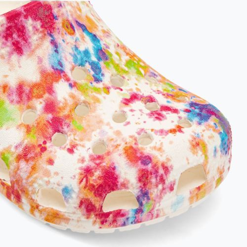 Copii Crocs Classic Tie-Dye Classic Tie-Dye Graphic Clog T alb 206994-83B flip-flops