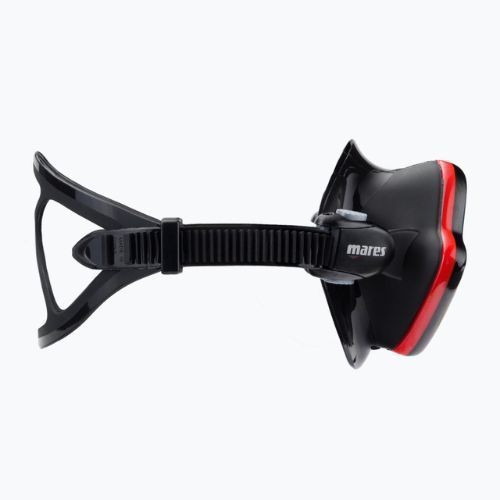 Mares One Vision mască de scufundări negru/roșu 411046
