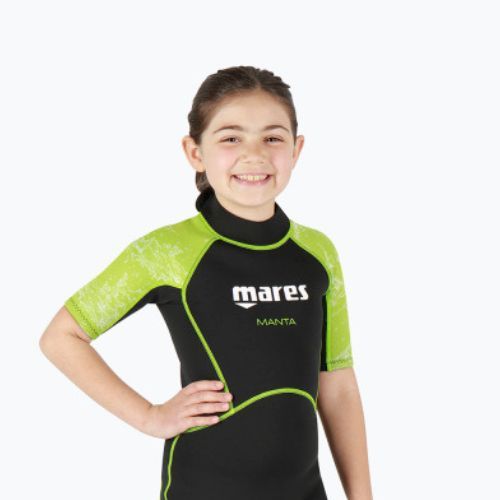 Mares Shorty Manta 2 mm costum de înot pentru copii negru-verde 412460