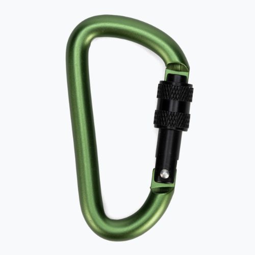 Salewa D-Shape Carbiner cu șurub verde 00-0000034102
