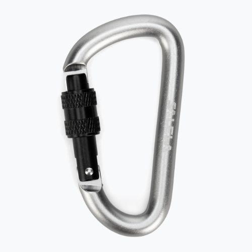 Salewa D-Shape Carbiner cu șurub gri 00-0000034102
