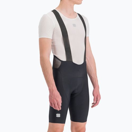 Pantaloni scurți de ciclism Sportful Classic Bibshort pentru bărbați negru 1122010.002