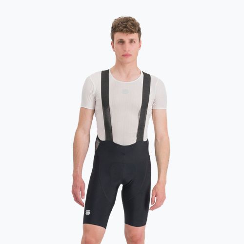 Pantaloni scurți de ciclism Sportful Classic Bibshort pentru bărbați negru 1122010.002
