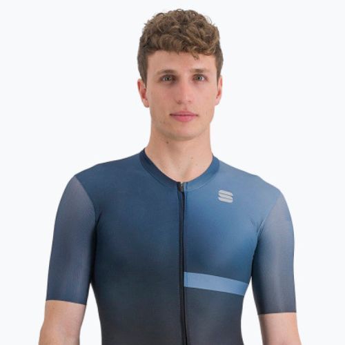 Costum de ciclism pentru bărbați Sportful Bomber negru-albastru 1122028.002