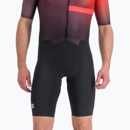 Costum de ciclism Sportful Bomber portocaliu/negru pentru bărbați 1122028.623
