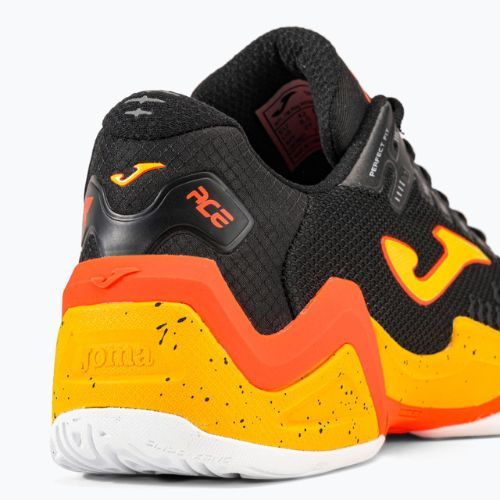Joma T.Ace 2301 pantofi de tenis pentru bărbați negru și portocaliu TACES2301T