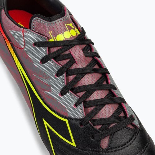 Bărbați Diadora Brasil Elite Veloce R LPU ghete de fotbal negru și roșu DD-101.179181-D0136-39