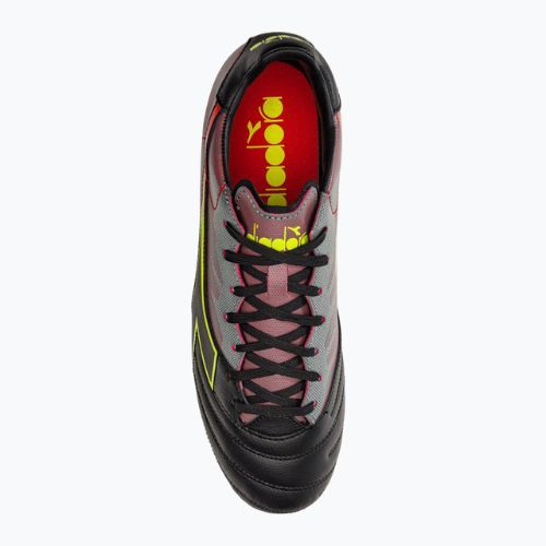 Bărbați Diadora Brasil Elite Veloce R LPU ghete de fotbal negru și roșu DD-101.179181-D0136-39