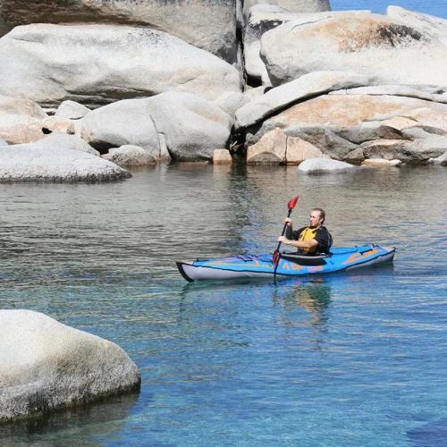 Avansat Elemente AdvancedFrame Expedition TM Elite albastru AE1009-XE 1 persoană caiac gonflabil AE1009-XE