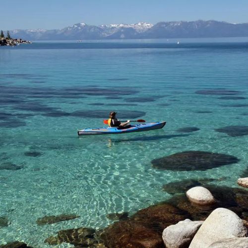 Avansat Elemente AdvancedFrame Expedition TM Elite albastru AE1009-XE 1 persoană caiac gonflabil AE1009-XE