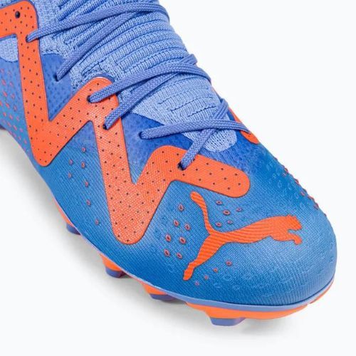 PUMA Future Match FG/AG JR ghete de fotbal pentru copii albastru/portocaliu 107195 01