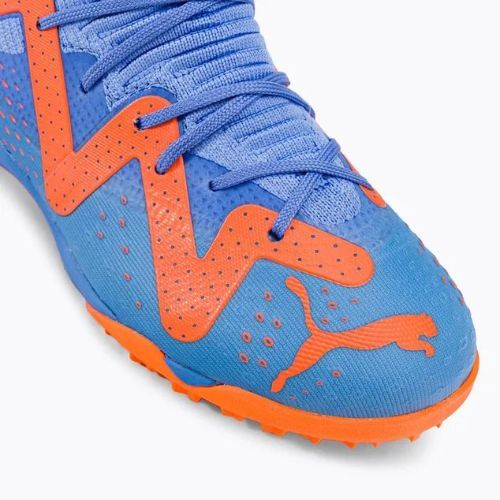 PUMA Future Match TT+Mid JR ghete de fotbal pentru copii albastru/portocaliu 107197 01