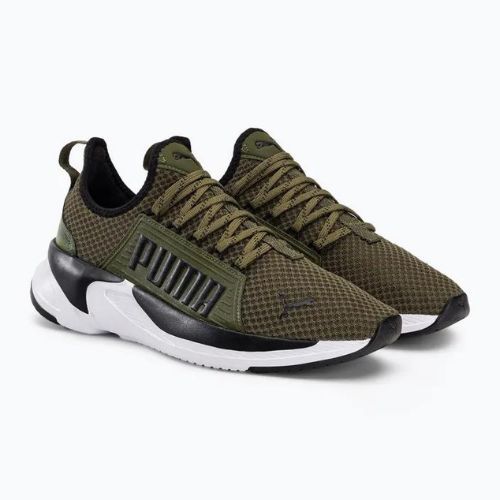 Pantofi de antrenament pentru bărbați PUMA Softride Premier Slip On Tiger Camo verde 378028 03