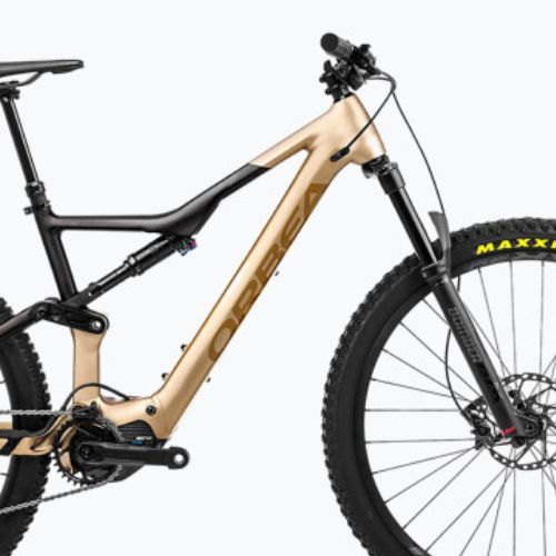 Bicicleta electrică Orbea Rise H30 2023 aur-negru M35517V5